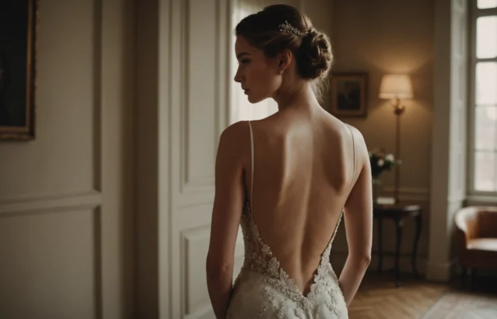 soutien gorge mariée dos nu